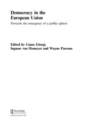 Cover of Democracy in the European Union by Liana Giorgi