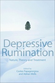 Cover of Depressive rumination by Adrian Wells