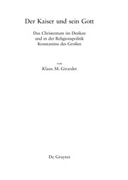 Front cover of Der Kaiser und sein Gott by Klaus M. Girardet
