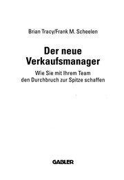 Cover of Der neue Verkaufsmanager by Frank M. Scheelen