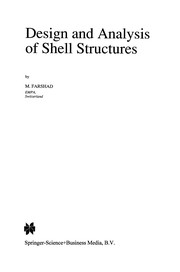 Cover of Design and Analysis of Shell Structures by M. Farshad