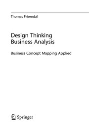 Front cover of Design Thinking Business Analysis by Thomas Frisendal