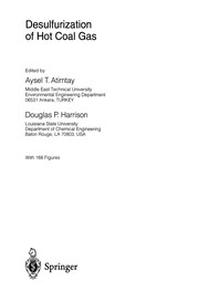 Front cover of Desulfurization of Hot Coal Gas by Aysel T. Atimtay