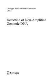 Front cover of Detection of Non-Amplified Genomic DNA by Giuseppe Spoto