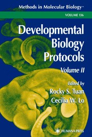 Cover of Developmental biology protocols by Rocky S. Tuan