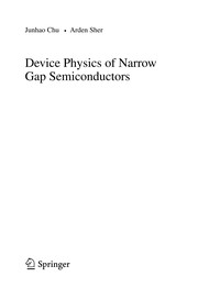 Cover of Device Physics of Narrow Gap Semiconductors by Junhao Chu