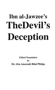 Front cover of Ibn al-Jawzee's The devil's deception by ʻAbd al-Raḥmān ibn ʻAlī Ibn al-Jawzī