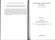 Front cover of In dialogue with the Greeks by Rush Rhees