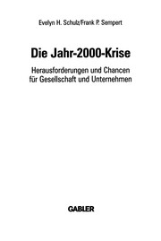 Front cover of Die Jahr-2000-Krise by Evelyn H. Schulz