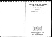 Front cover of Differential geometry, guage theories and gravity by M. Gockeler