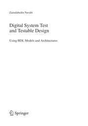 Cover of Digital System Test and Testable Design by Zainalabedin Navabi