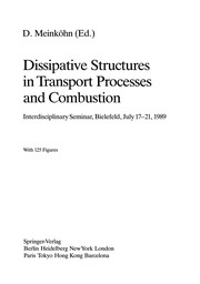Cover of Dissipative Structures in Transport Processes and Combustion by Dirk Meinköhn