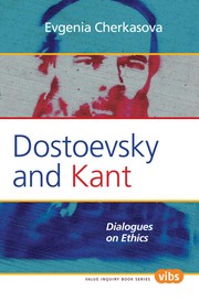 Front cover of Dostoevsky and Kant by Evgenia Cherkasova