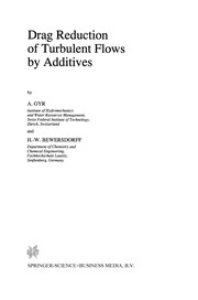 Cover of Drag Reduction of Turbulent Flows by Additives by A. Gyr
