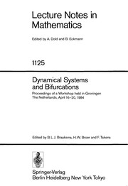 Cover of Dynamical systems and bifurcations by H. W. Broer