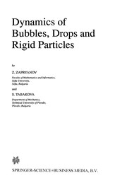 Front cover of Dynamics of Bubbles, Drops and Rigid Particles by Z. Zapryanov