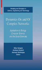 Front cover of Dynamics On and Of Complex Networks by Niloy Ganguly