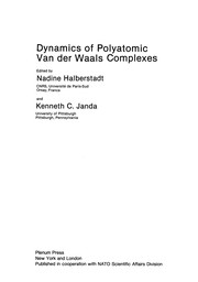 Front cover of Dynamics of Polyatomic Van der Waals Complexes by Nadine Halberstadt