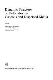 Front cover of Dynamic Structure of Detonation in Gaseous and Dispersed Media by Anatoly A. Borissov