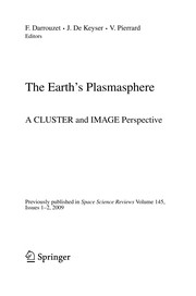 Front cover of The Earth’s Plasmasphere by F. Darrouzet