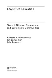 Cover of Ecojustice education by Rebecca A. Martusewicz