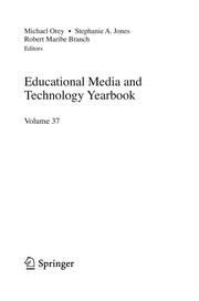 Front cover of Educational Media and Technology Yearbook by Michael Orey