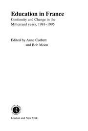 Front cover of Education in France by Anne Corbett