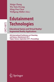 Front cover of Edutainment Technologies. Educational Games and Virtual Reality/Augmented Reality Applications by Maiga Chang