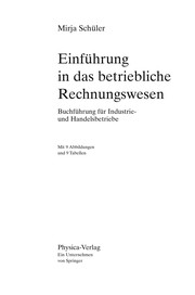 Front cover of Einführung in das betriebliche Rechnungswesen by Mirja Schüler