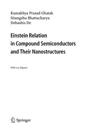 Cover of Einstein Relation in Compound Semiconductors and their Nanostructures by Kamakhya Prasad Ghatak