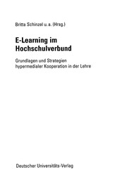 Cover of E-Learning im Hochschulverbund by Britta Schinzel