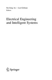 Cover of Electrical Engineering and Intelligent Systems by Sio-Iong Ao