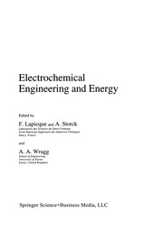 Cover of Electrochemical Engineering and Energy by F. Lapicque