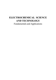 Front cover of Electrochemical science and technology by Keith T Oldham