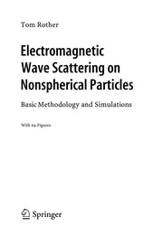 Cover of Electromagnetic wave scattering on nonspherical particles by Tom Rother