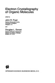 Front cover of Electron Crystallography of Organic Molecules by John R. Fryer