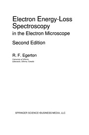 Front cover of Electron Energy-Loss Spectroscopy in the Electron Microscope by R. F. Egerton