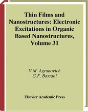 Front cover of Electronic excitations in organic based nanostructures by V. M. Agranovich