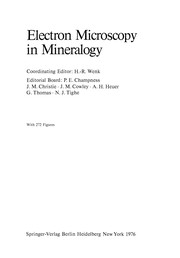 Front cover of Electron Microscopy in Mineralogy by H.-R Wenk