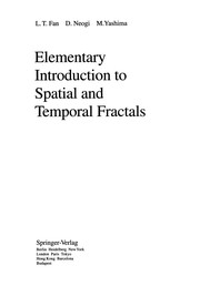 Front cover of Elementary introduction to spatial and temporal fractals by L. T. Fan