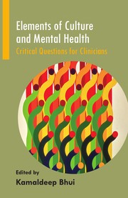 Cover of Elements of culture and mental health by Kamaldeep Bhui