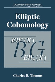 Cover of Elliptic cohomology by C. B. Thomas