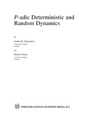 Cover of P-adic deterministic and random dynamics by A. I︠U︡ Khrennikov
