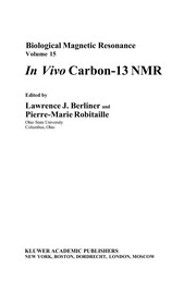 Front cover of Biological Magnetic Resonance, Volume 15 by L. J. Berliner