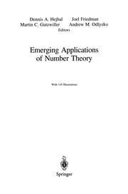 Front cover of Emerging Applications of Number Theory by Dennis A. Hejhal