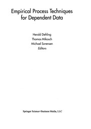 Cover of Empirical Process Techniques for Dependent Data by Herold Dehling
