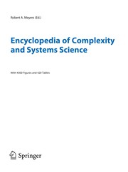 Front cover of Encyclopedia of Complexity and Systems Science by Robert A. Meyers