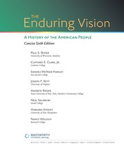 Cover of The enduring vision by Paul S. Boyer