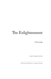Cover of The Enlightenment by Dan Edelstein
