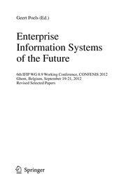 Front cover of Enterprise Information Systems of the Future by Geert Poels